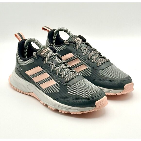 adidas Women's Rockadia Trail 3 Cloadfoam Gray Running Shoes Size 6.5 - Picture 1 of 8